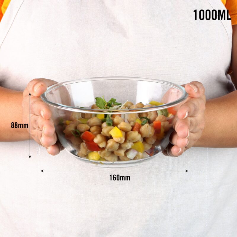 Ovenware Borosilicate Glass Mixing Bowl, 1000ml - Image 5
