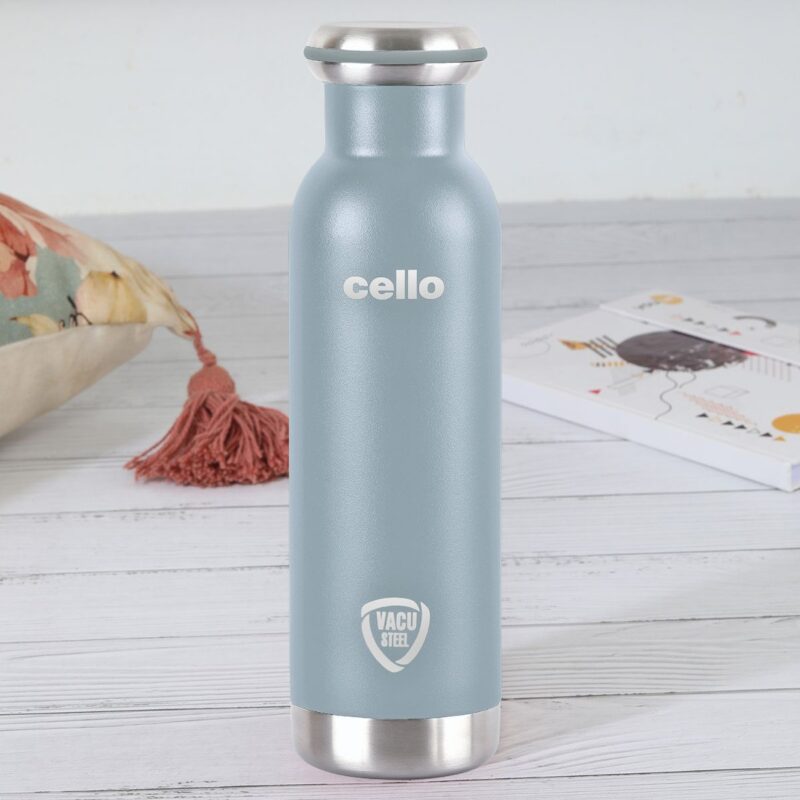 Grey|Duro Sip Flask, Vacusteel Water Bottle, 900ml / 900ml