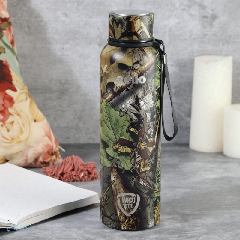 Green|Deezee Mate Flask, Vacusteel Water Bottle, 1000ml / 1000ml