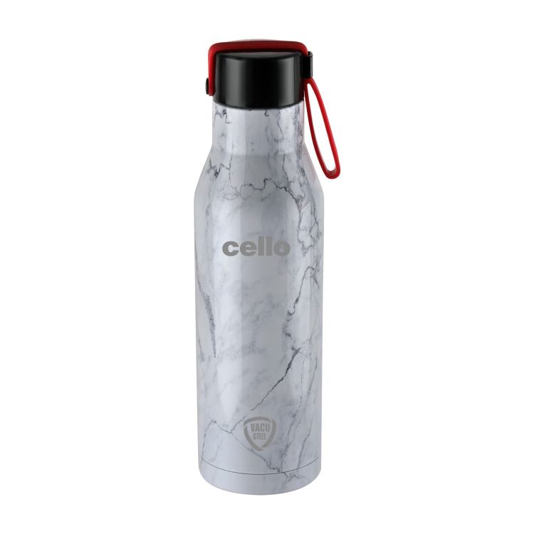 White|Deezee Mate Flask, Vacusteel Water Bottle, 1000ml / 1000ml