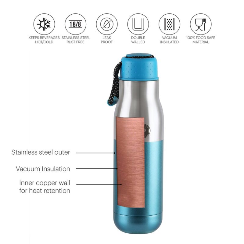 Alexia Flask, Vacusteel Water Bottle, 600ml - Image 9