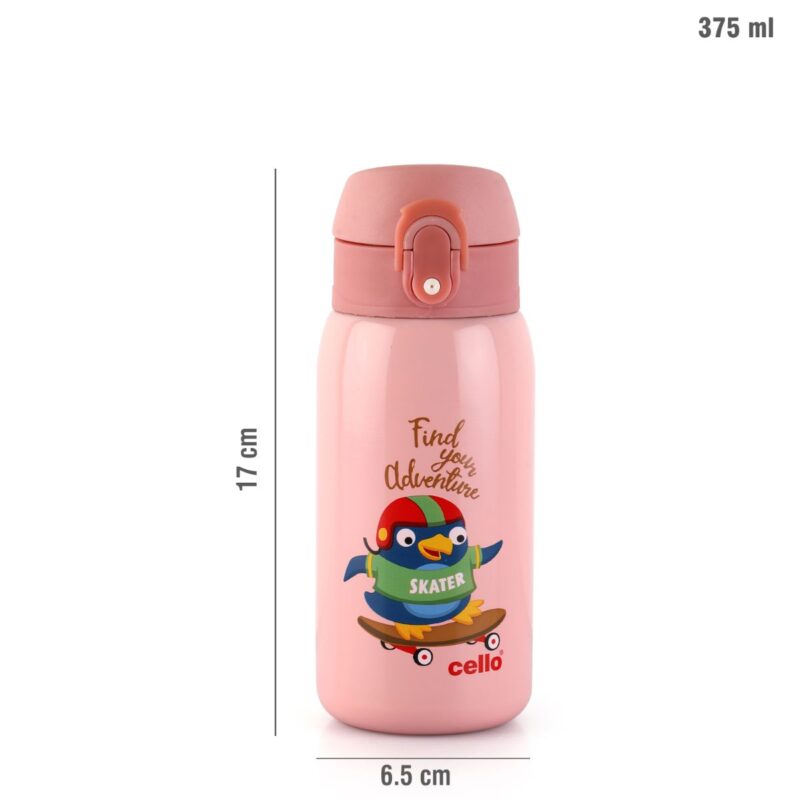 Junior 375 Hot & Cold Stainless Steel Kids Water Bottle, 375ml - Image 28