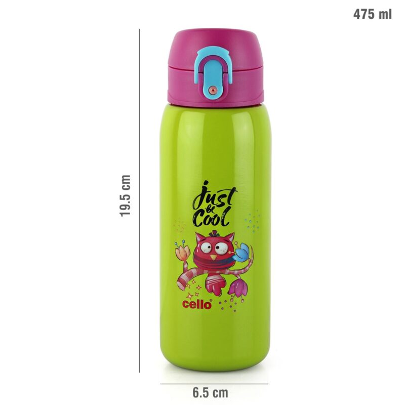 Junior 475 Hot & Cold Stainless Steel Kids Water Bottle, 475ml - Image 25