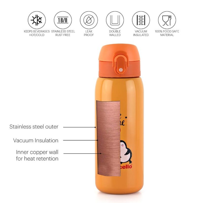 Junior 475 Hot & Cold Stainless Steel Kids Water Bottle, 475ml - Image 11