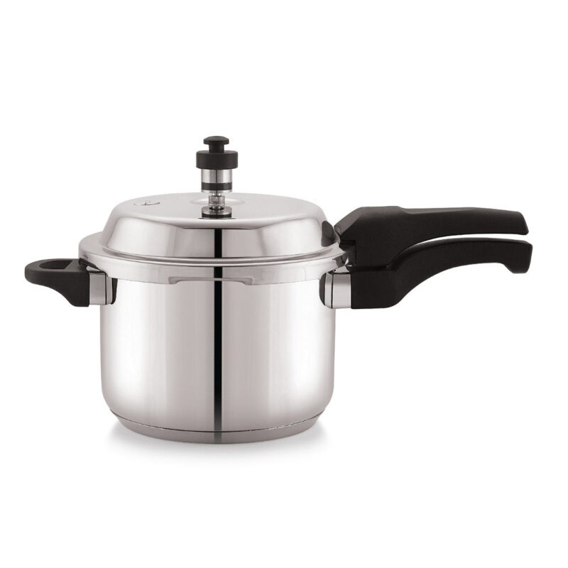 Chef Impact Bonded Stainless Steel Tri-Ply Bottom Pressure Cooker Outer Lid - Image 5