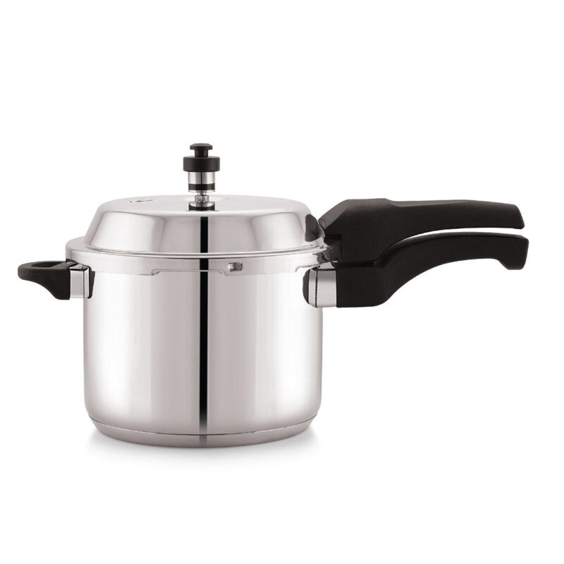 Chef Impact Bonded Stainless Steel Tri-Ply Bottom Pressure Cooker Outer Lid - Image 6