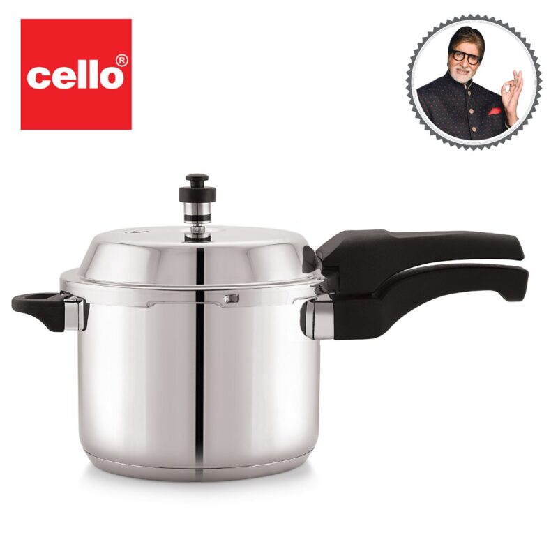 Chef Impact Bonded Stainless Steel Tri-Ply Bottom Pressure Cooker Outer Lid - Image 21