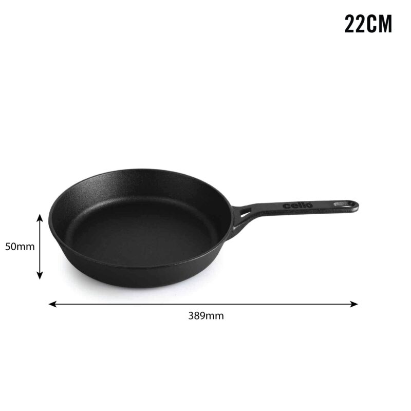 Ironica Pre-Seasoned Cast Iron Fry Pan - Image 9