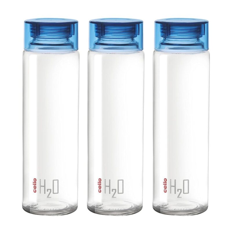 H2O Glass Water Bottle with Plastic Cap, 920ml - Image 19