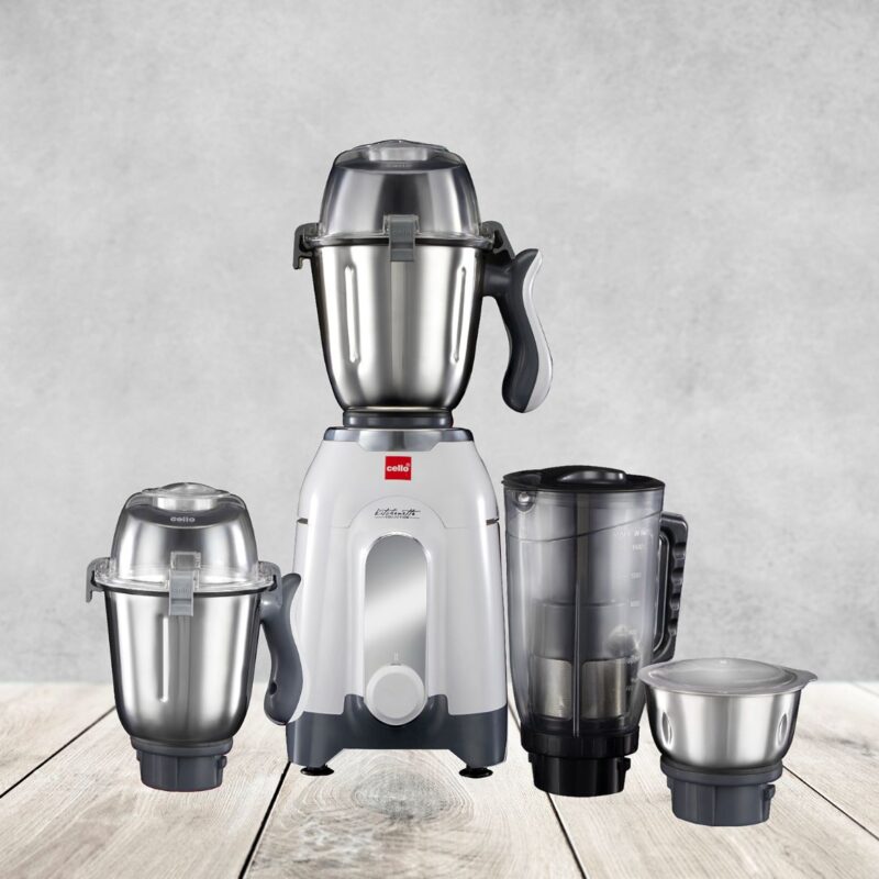 Discovery Pro Juicer Mixer Grinder with 4 Jars, 750W White / 750 Watts