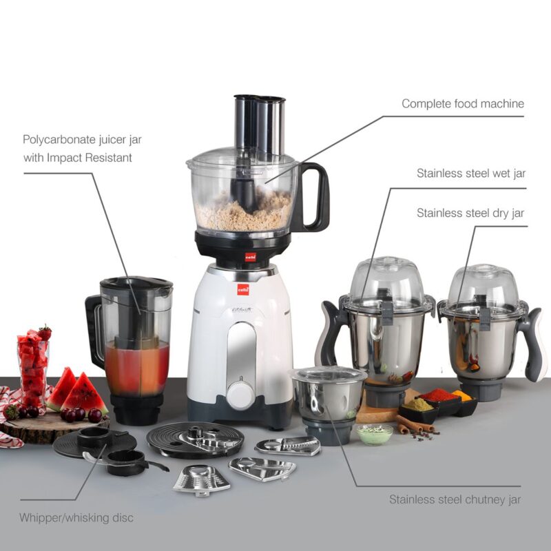 Discovery Chef Juicer Mixer Grinder with 5 Jars, 750W - Image 28