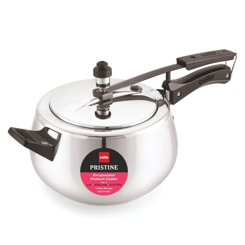 Pristine Encapsulated Pressure Cooker, Silver - Image 6