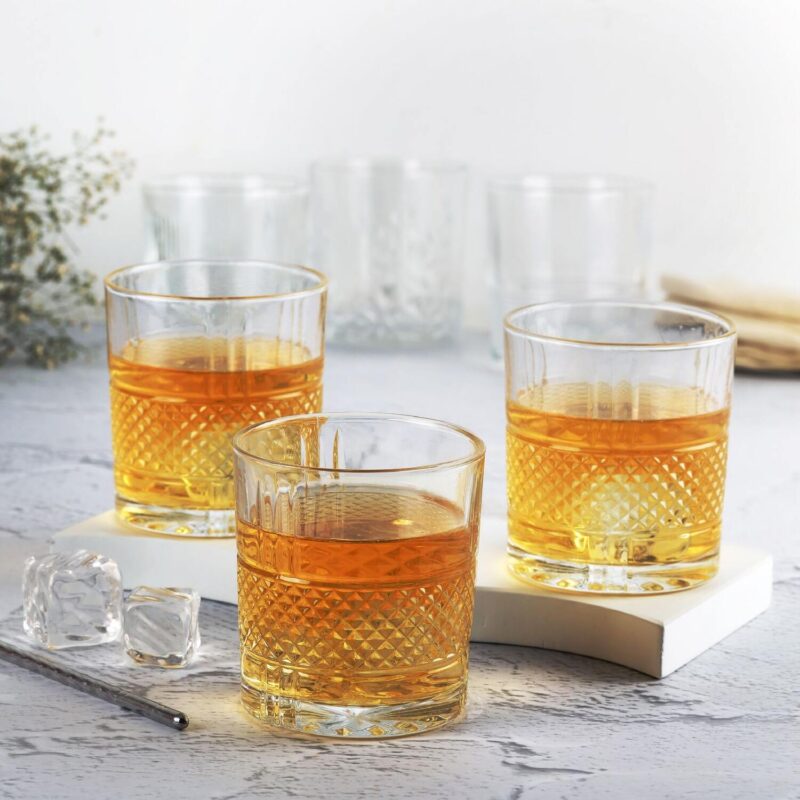 Clear|Brillant Glass Tumblers, Set of 6 / 215ml