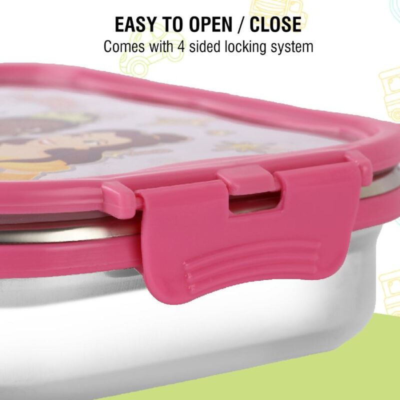 Click It Toons Stainless Steel Lunch Box, Big - Image 13