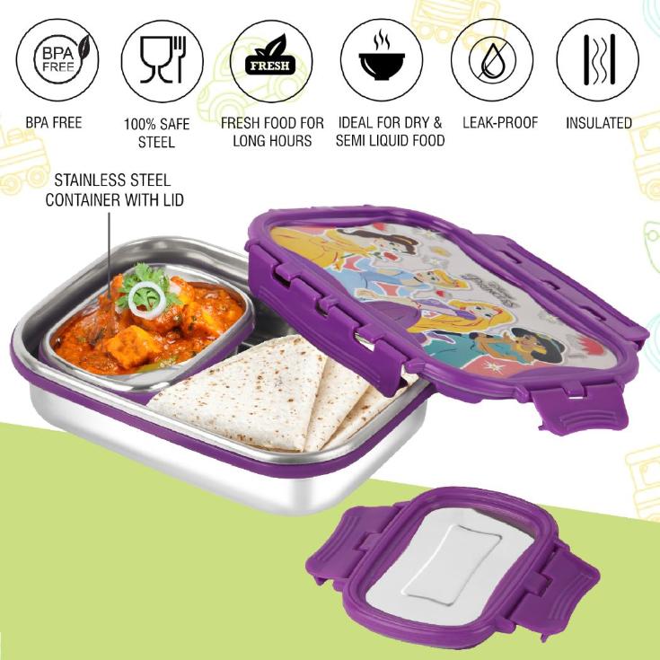 Click It Toons Stainless Steel Lunch Box, Big - Image 11