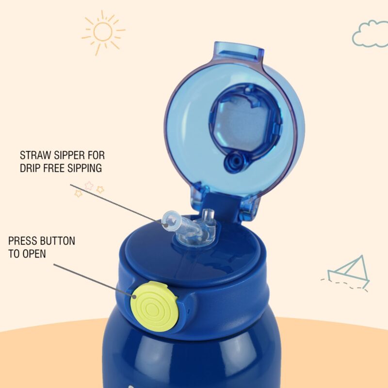 Kinder Hot & Cold Stainless Steel Kids Water Bottle, 500ml - Image 21