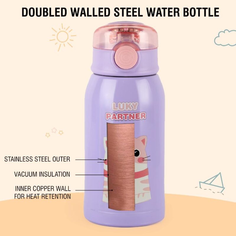 Kinder Hot & Cold Stainless Steel Kids Water Bottle, 500ml - Image 12