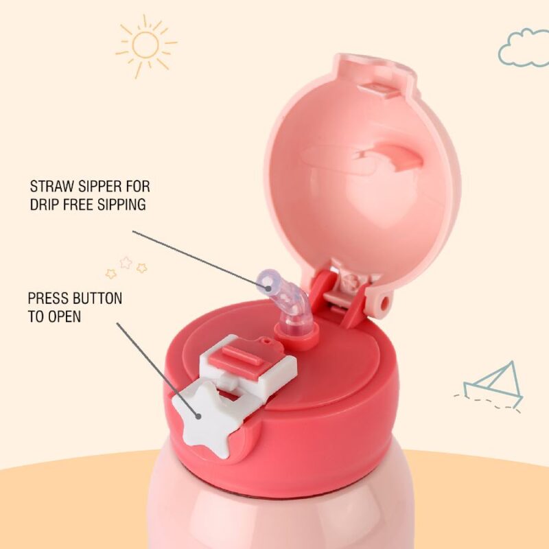 Lucky Hot & Cold Stainless Steel Kids Water Bottle, 500ml - Image 17