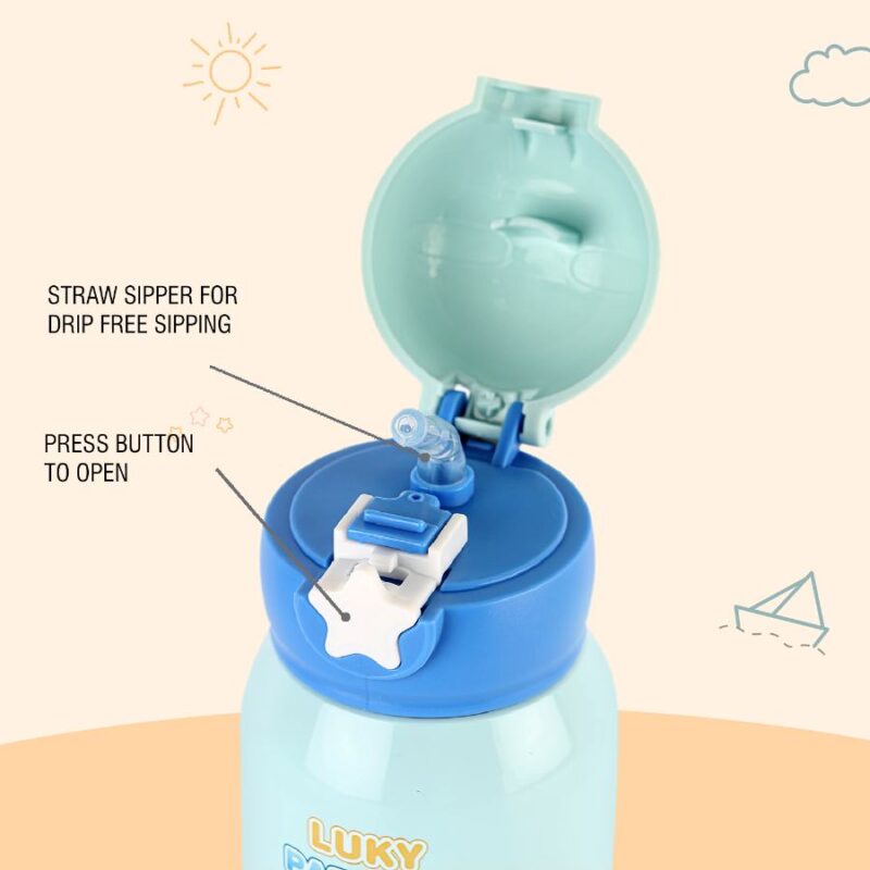 Lucky Hot & Cold Stainless Steel Kids Water Bottle, 500ml - Image 20