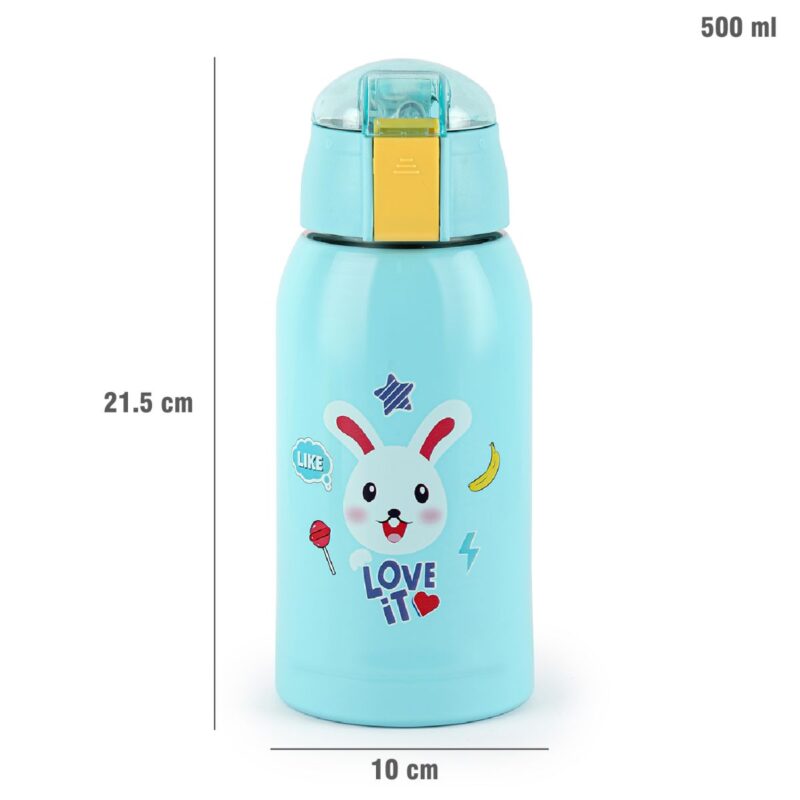 Kido Hot & Cold Stainless Steel Kids Water Bottle, 500ml - Image 27
