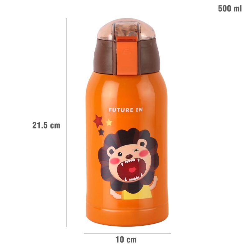 Kido Hot & Cold Stainless Steel Kids Water Bottle, 500ml - Image 29