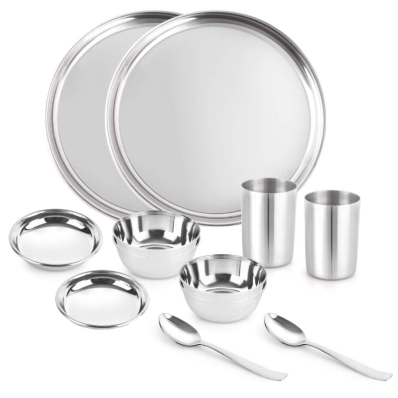 Steelox 12 Pieces Stainless Steel Dinner Set for Family of 2 - Image 2
