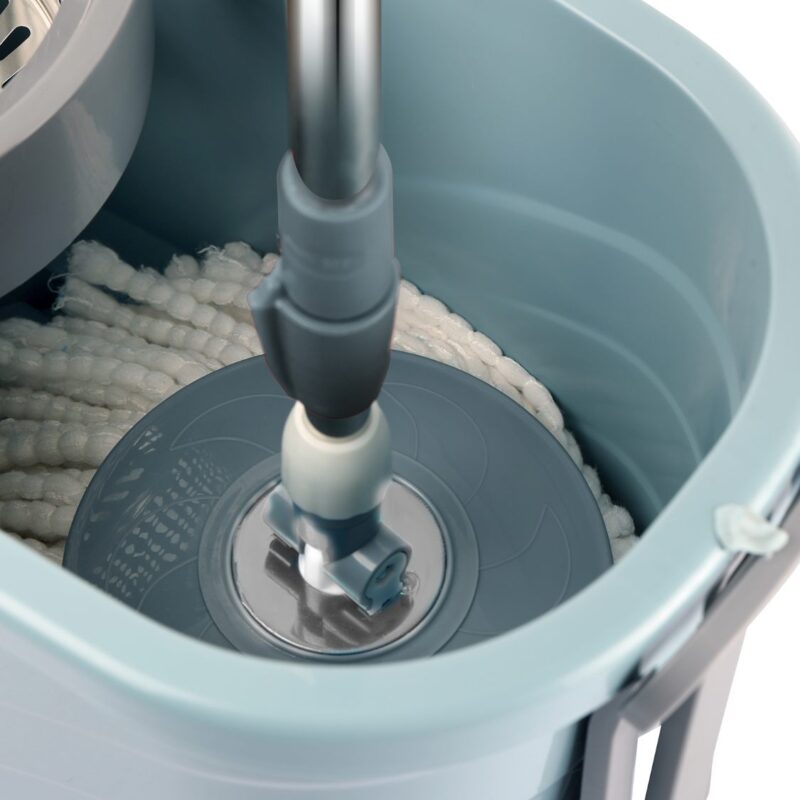Kleeno Max Clean Deluxe Spin Mop Bucket with Soap Dispenser - Image 13