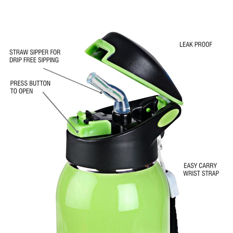 Gym Star Flask, Vacusteel Water Bottle, 650ml - Image 25