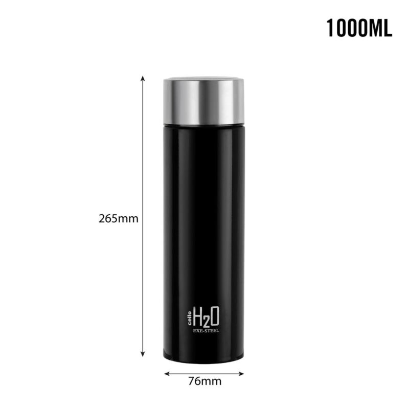 H2O Stainless Steel Water Bottle, 1000ml - Image 43