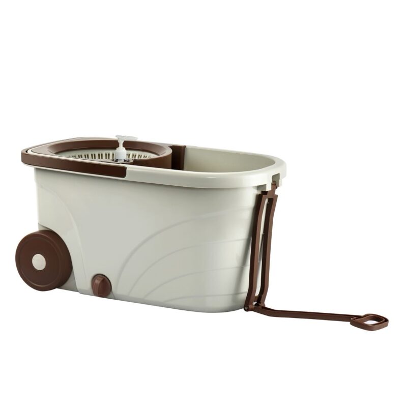 Kleeno Max Clean Deluxe Spin Mop Bucket with Soap Dispenser - Image 12