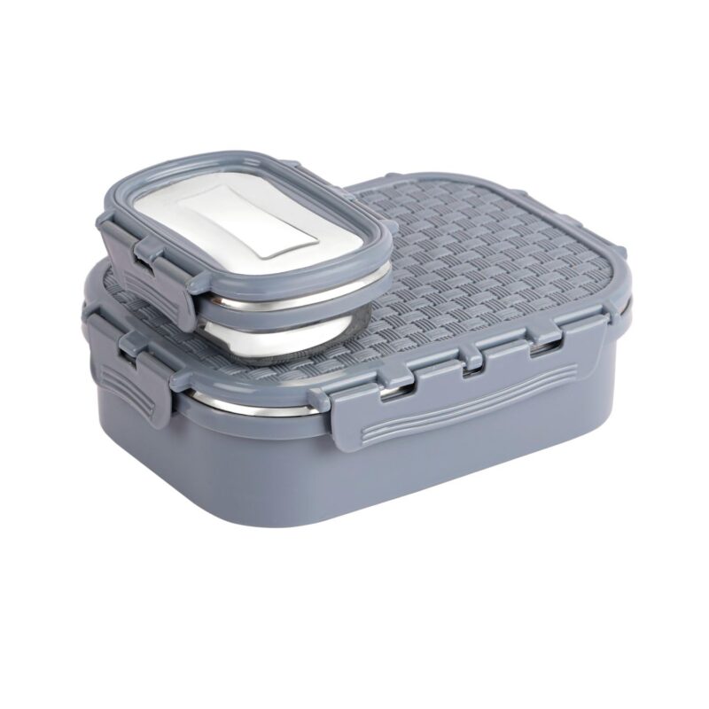 Grey|Matrix Insulated Lunch Box, Medium / Medium