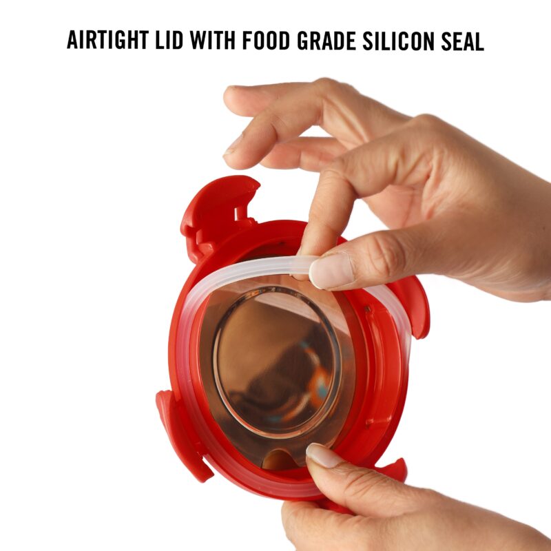 MF Ultra Stainless Steel Lunch Box with Jacket, Set of 3 - Image 9