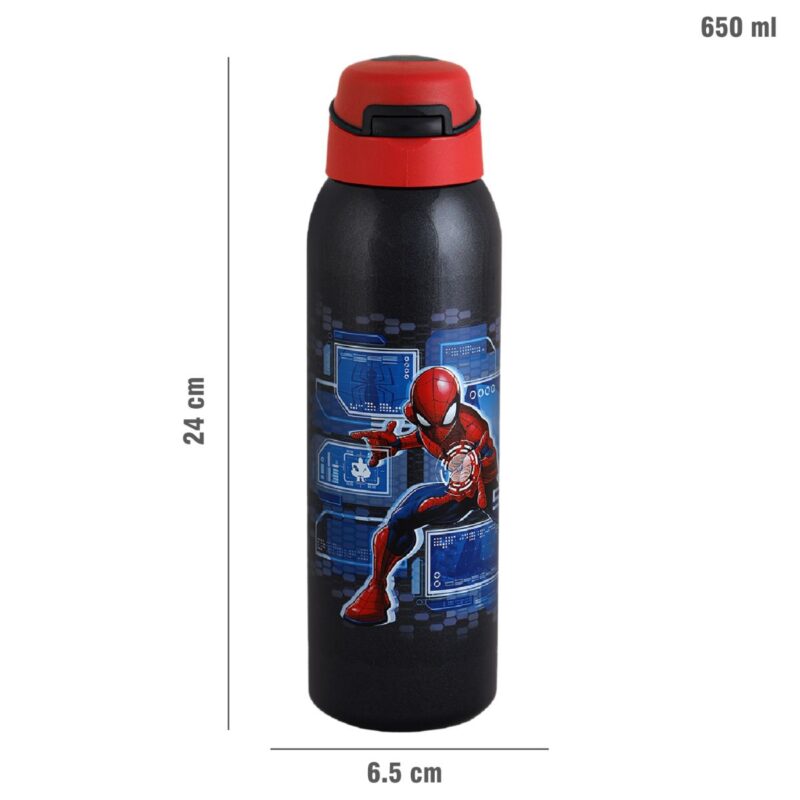 Gym-Star Toons Hot & Cold Stainless Steel Kids Water Bottle, 650ml - Image 22