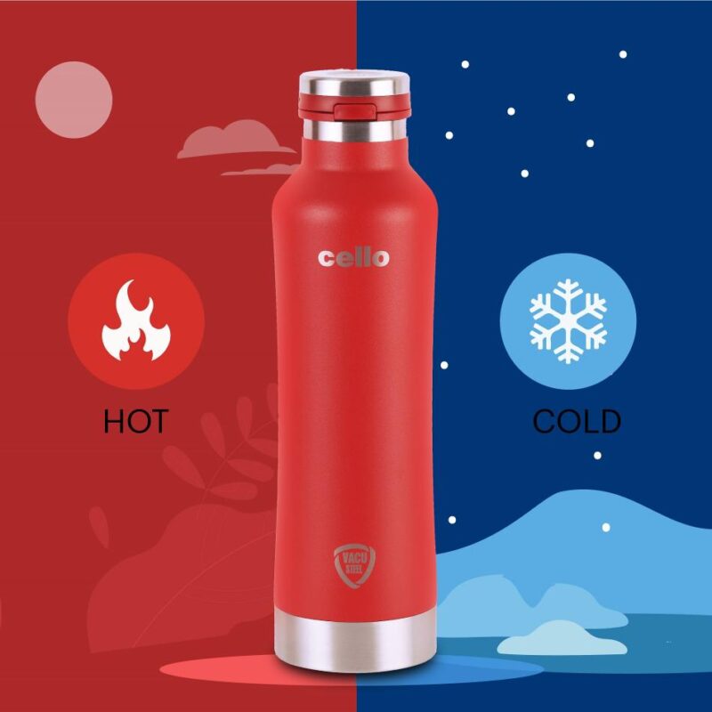 Duro One Touch Flask, Vacusteel Water Bottle - Image 16