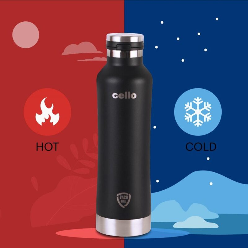 Duro One Touch Flask, Vacusteel Water Bottle - Image 18