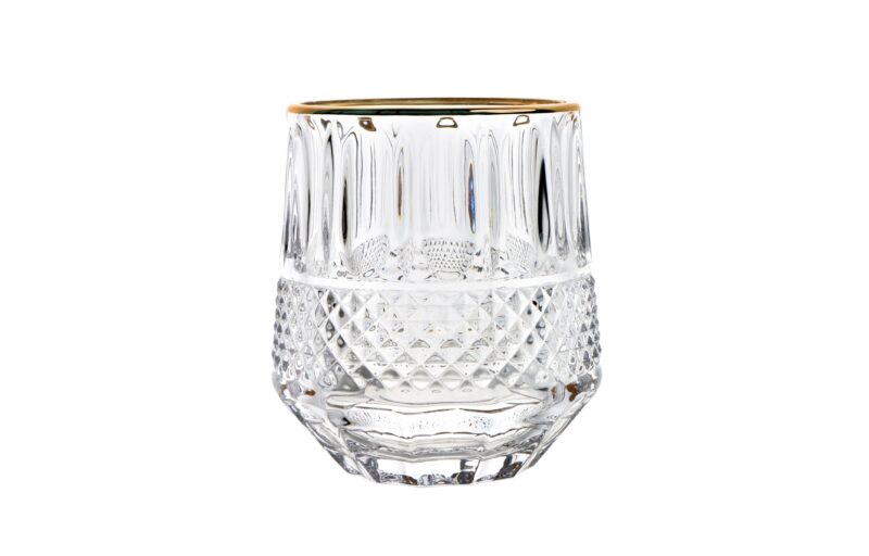 Clear|Luxor Goldline Glass Tumbler Gift Set, 6 Pieces / 6 Pieces