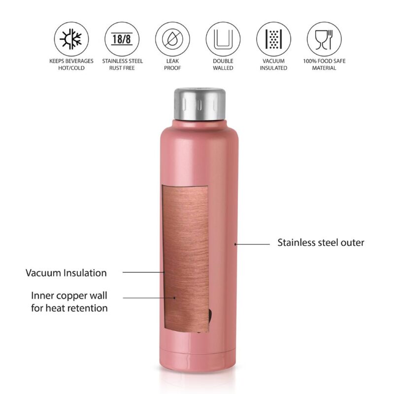 Vigo Flask, Vacusteel Water Bottle, 750ml - Image 11