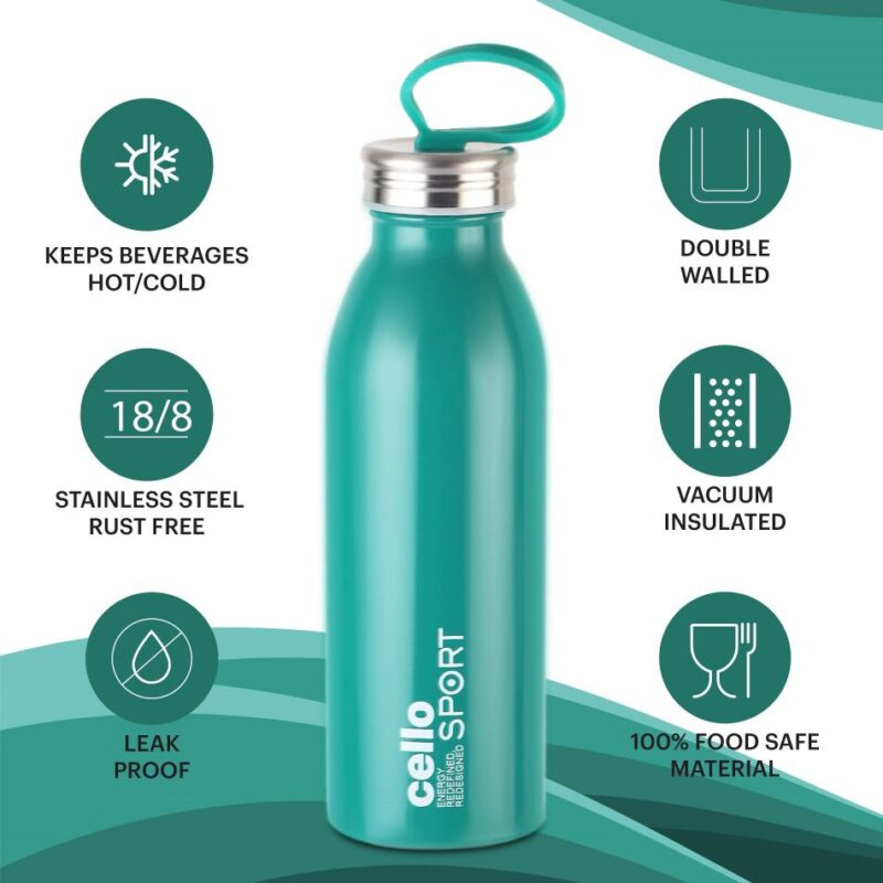Nios Flask, Vacusteel Water Bottle, 500ml - Image 8