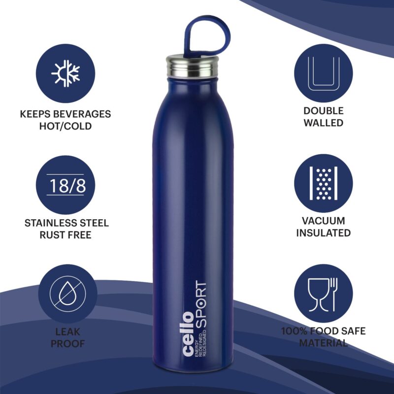 Nios Flask, Vacusteel Water Bottle, 900ml - Image 6