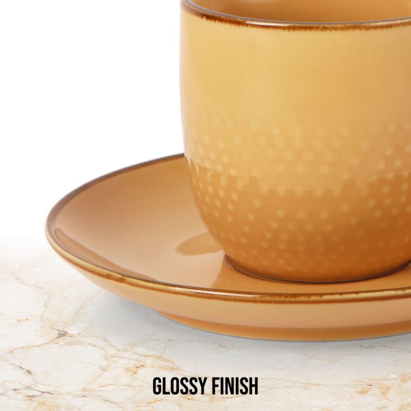 Hampshire 6 Pieces Ceramic Cup & Saucer - Image 23