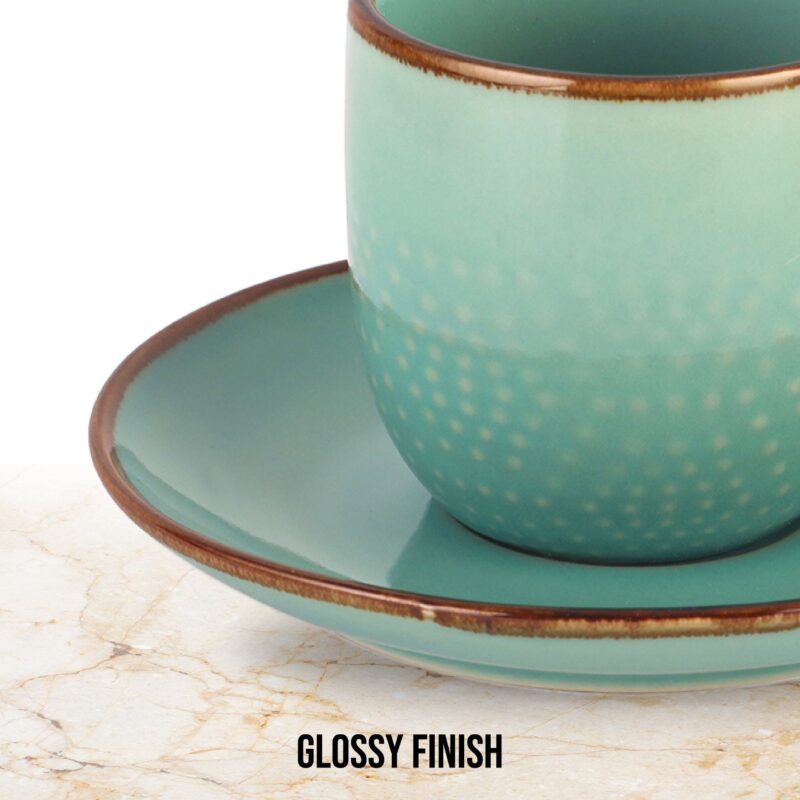 Hampshire 6 Pieces Ceramic Cup & Saucer - Image 24