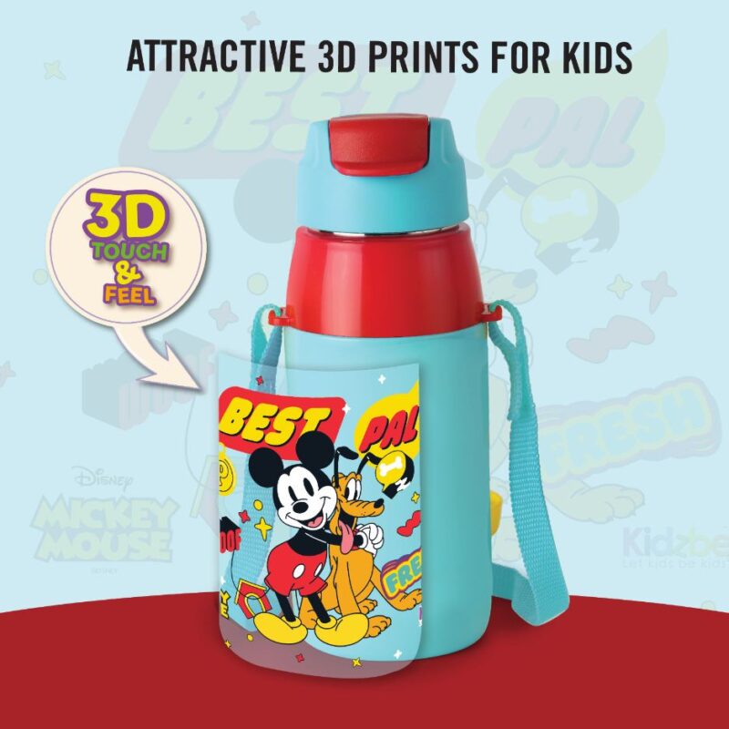 Era 3D Design Insulated Kids Water Bottle, 400ml - Image 38