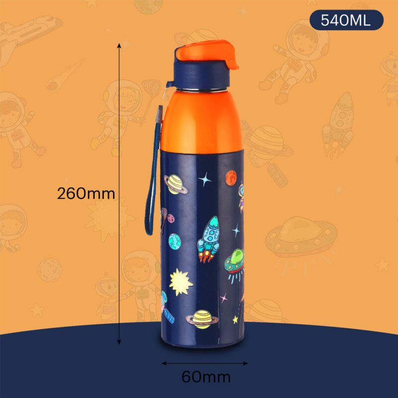 Uranus 3D Design Insulated Kids Water Bottle, 600ml - Image 15