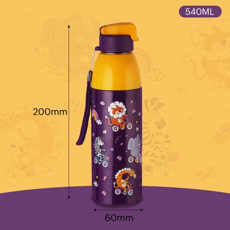 Uranus 3D Design Insulated Kids Water Bottle, 600ml - Image 13