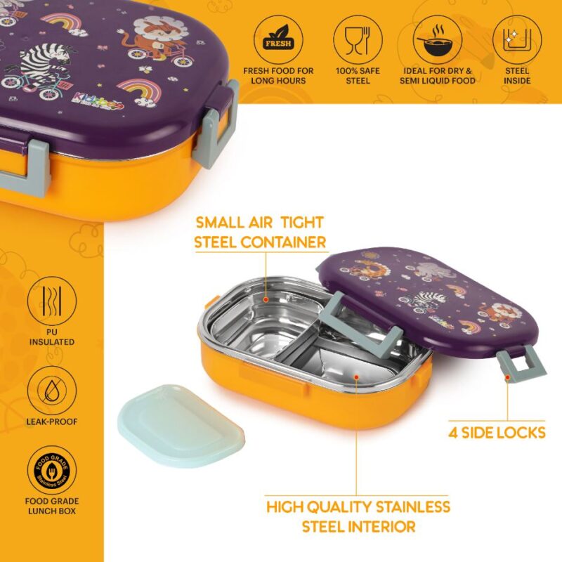 Apollo 3D Design Insulated Kids Lunch Box, 700ml - Image 36