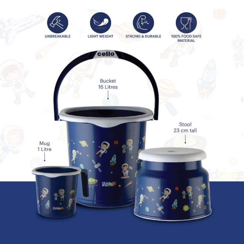 Splash 3 Pieces Kids Bathroom Set - Image 4