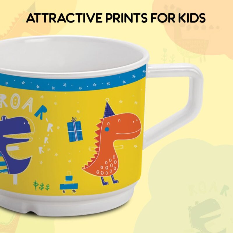 Dino Party  Kids Melamine Meal, Set of 5 - Image 11