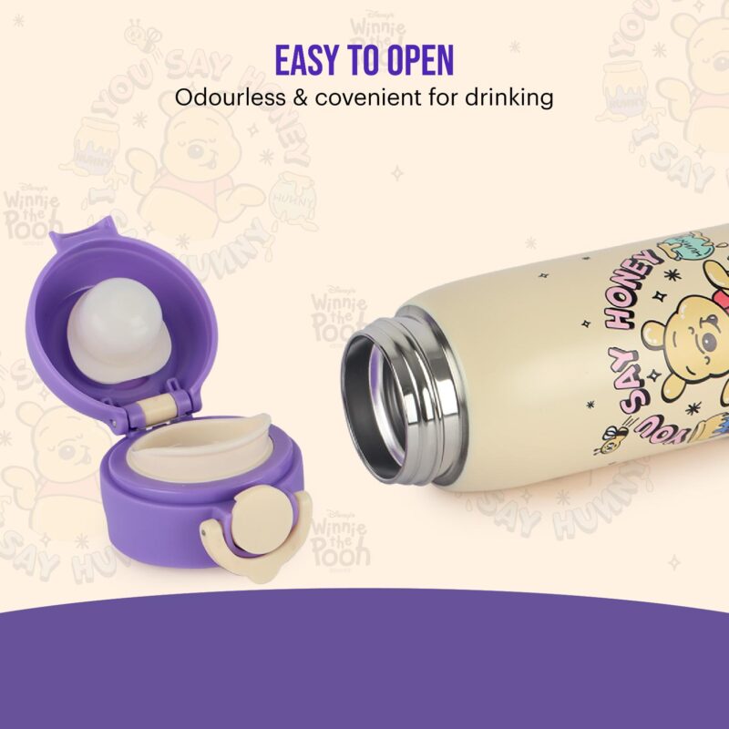 Giggle 3D Touch & Feel Designs One Click Push Thermosteel Flask, 380 ml - Image 20