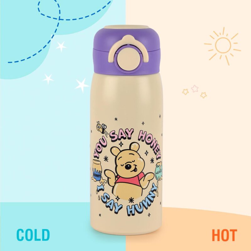 Giggle 3D Touch & Feel Designs One Click Push Thermosteel Flask, 380 ml - Image 16