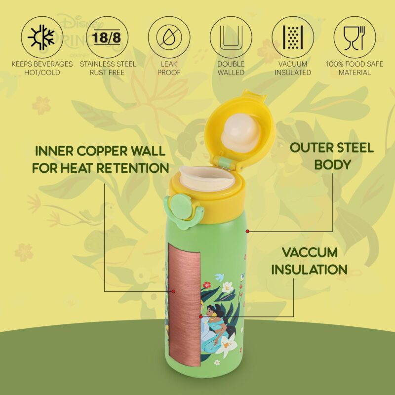 Giggle 3D Touch & Feel Designs One Click Push Thermosteel Flask, 380 ml - Image 31